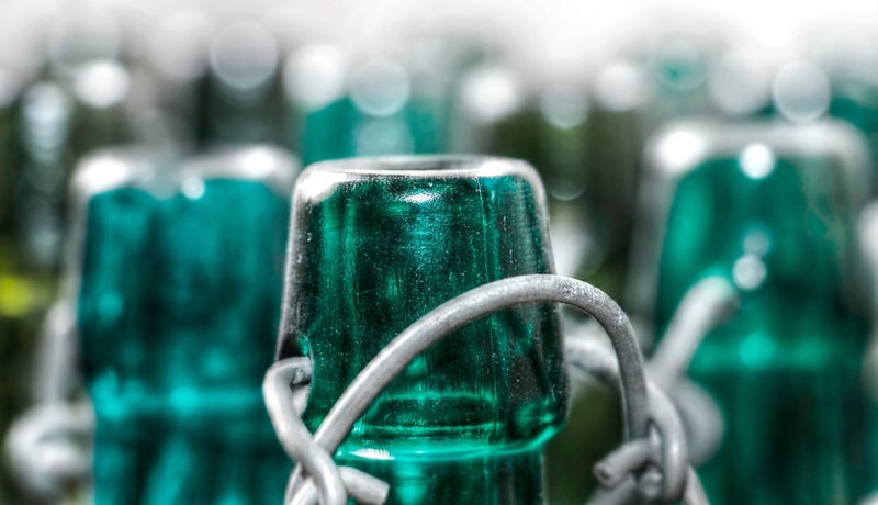 Recycled Glass Bottles